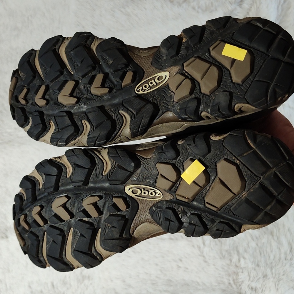 Obōz Womens Bridger Mid Hiking Boots Walnut Brown Leather B-Dry Waterproof 9.5 - Picture 8 of 11